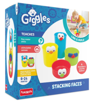 Giggles® Stacking Bath Faces
