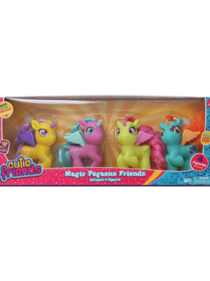 Cutie Friends® Magic Pegasus Friends |4 x 5” unicorn (5")  included. | Happy Line®