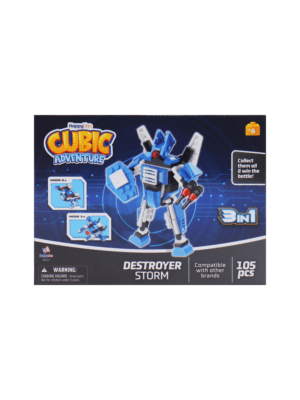 Cubic Adventure|Block Robots| Destroyer Storm |3 Modes|